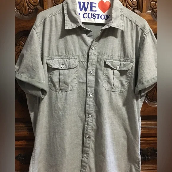 Mens grey -p d & c - Shirt - Picture 1 of 13